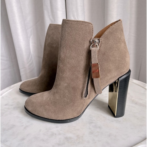 SeeByChloe Suede and Gold Boots - Picture 2 of 4